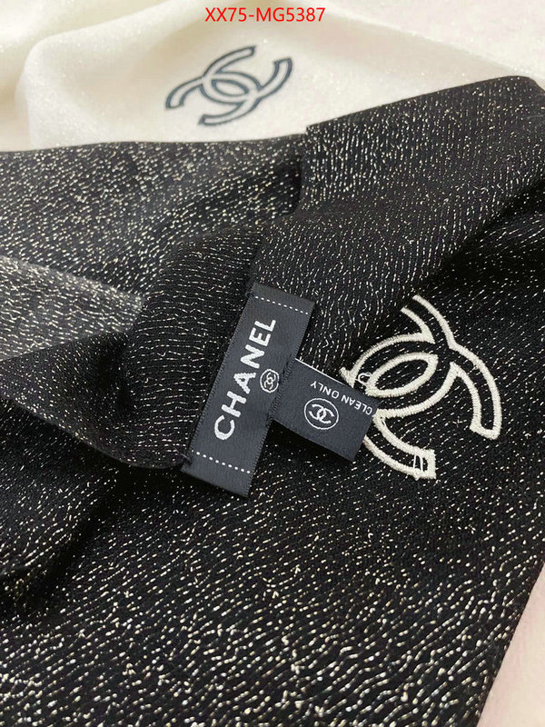 Scarf-Chanel fake designer ID: MG5387 $: 75USD