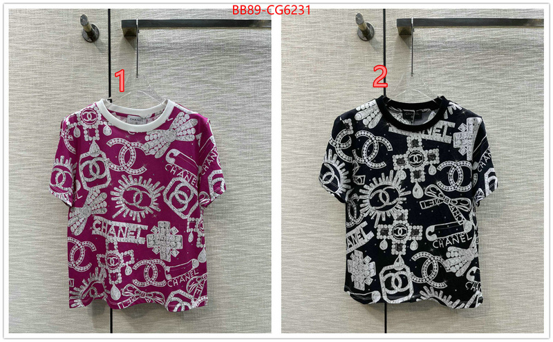 Clothing-Chanel how to buy replica shop ID: CG6231 $: 89USD