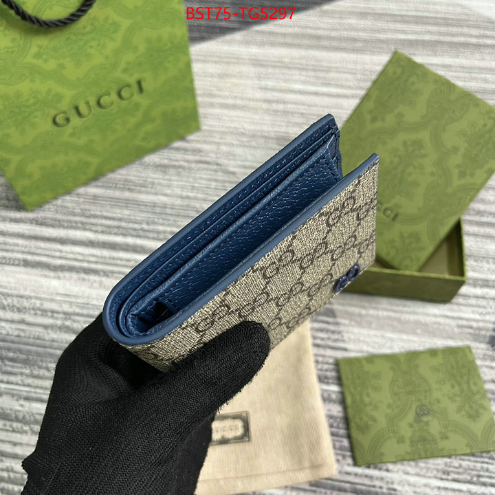 Gucci Bags(TOP)-Wallet- replica designer ID: TG5297 $: 75USD,