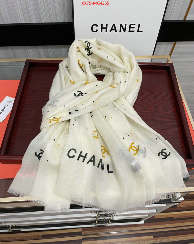 Scarf-Chanel buy cheap replica ID: MG4265 $: 75USD