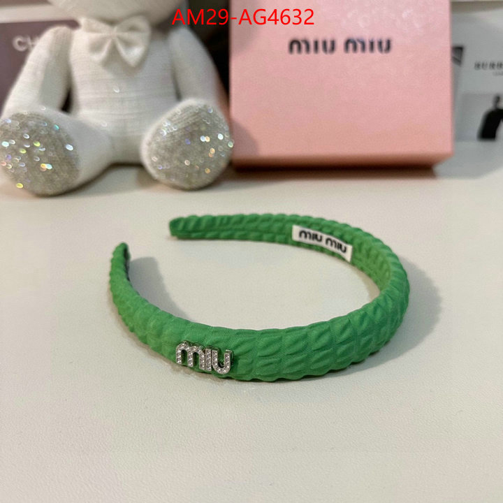 Hair band-MIU MIU how to find replica shop ID: AG4632 $: 29USD