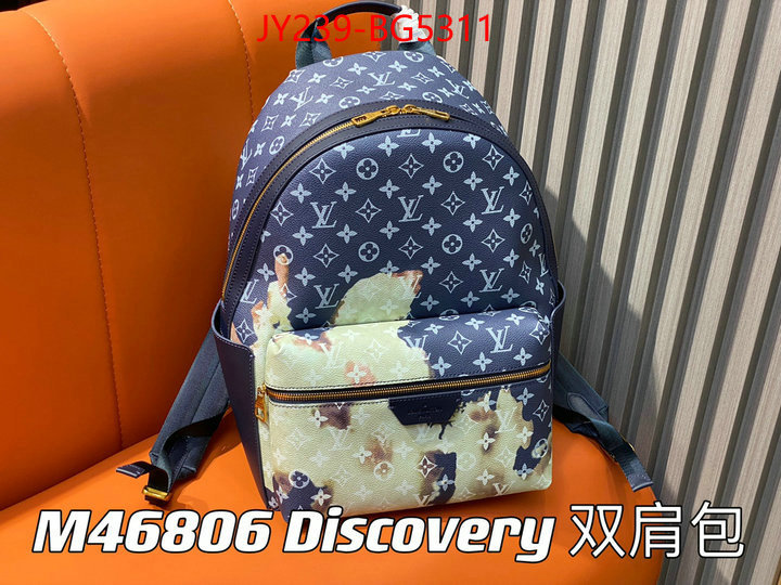 LV Bags(TOP)-Backpack- 2023 perfect replica designer ID: BG5311 $: 239USD,