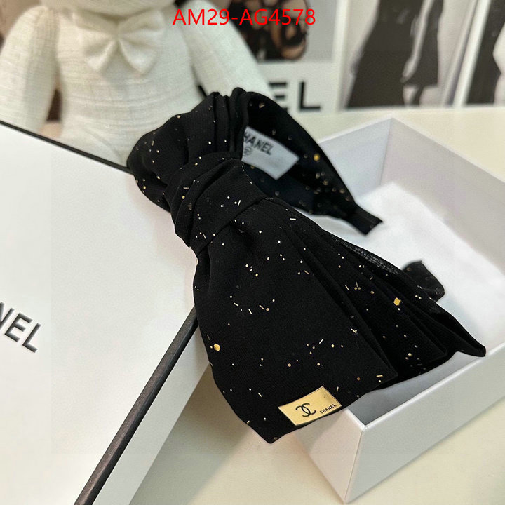 Hair band-Chanel what's best ID: AG4578 $: 29USD