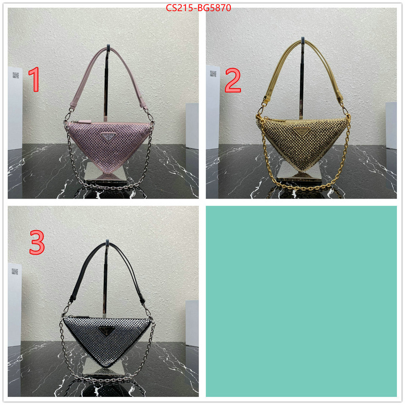 Prada Bags (TOP)-Triangle quality aaaaa replica ID: BG5870 $: 215USD,