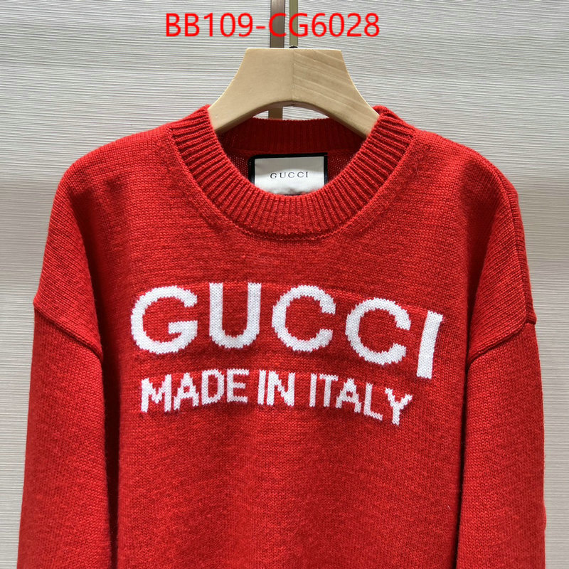 Clothing-Gucci the highest quality fake ID: CG6028 $: 109USD
