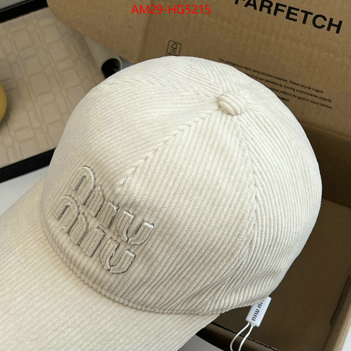 Cap(Hat)-Miu Miu website to buy replica ID: HG5215 $: 29USD
