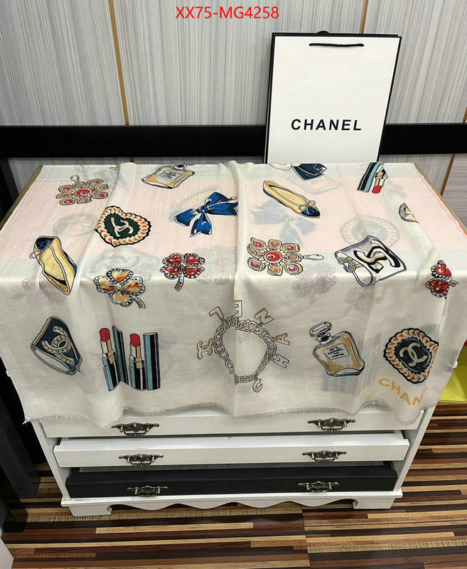 Scarf-Chanel how to buy replcia ID: MG4258 $: 75USD