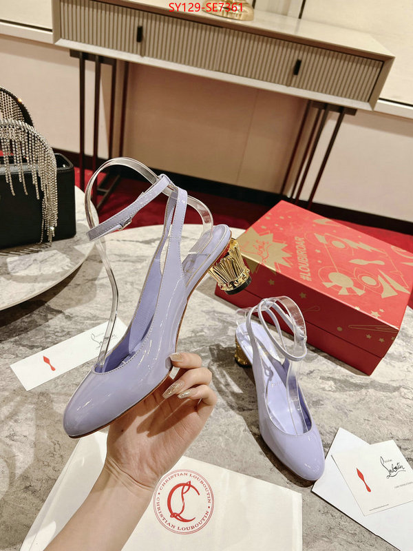 Women Shoes-Christian Louboutin top fake designer ID: SE7361 $: 129USD