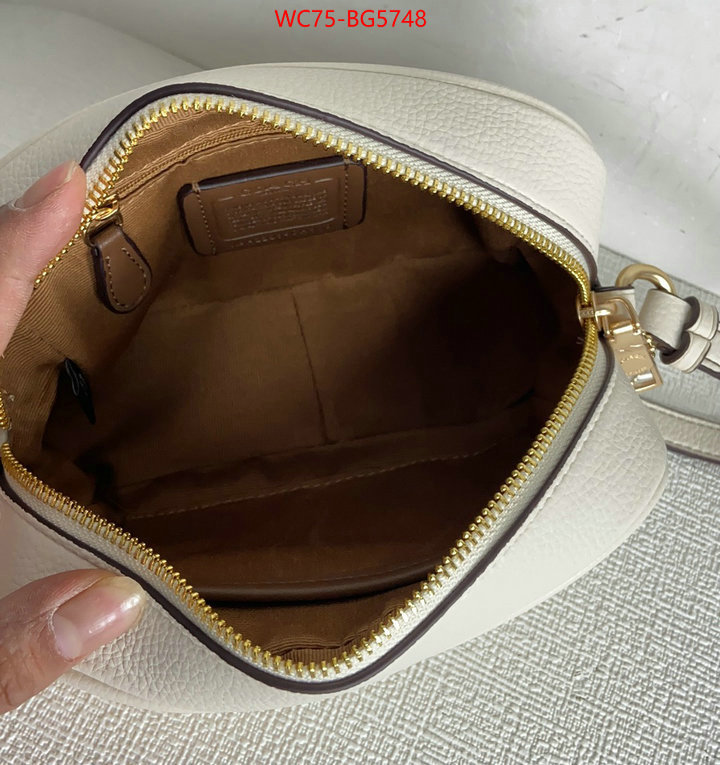 Coach Bags(4A)-Diagonal 2023 perfect replica designer ID: BG5748 $: 75USD,