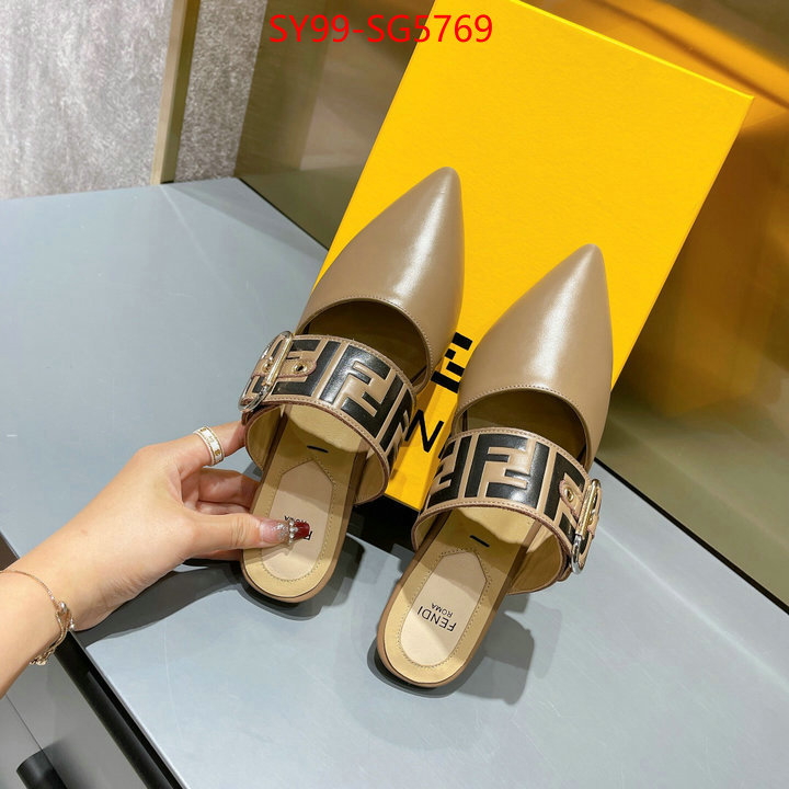 Women Shoes-Fendi high quality 1:1 replica ID: SG5769 $: 99USD