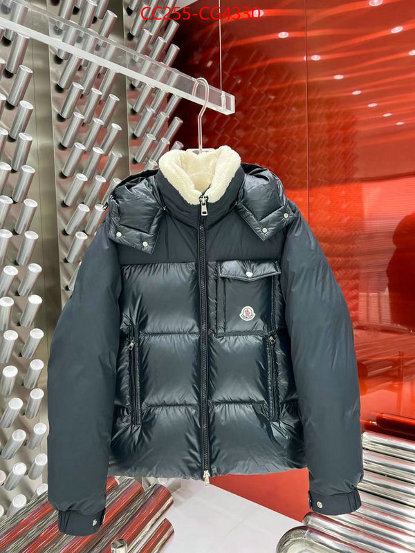 Down jacket Men-Moncler highest product quality ID: CG4330 $: 255USD