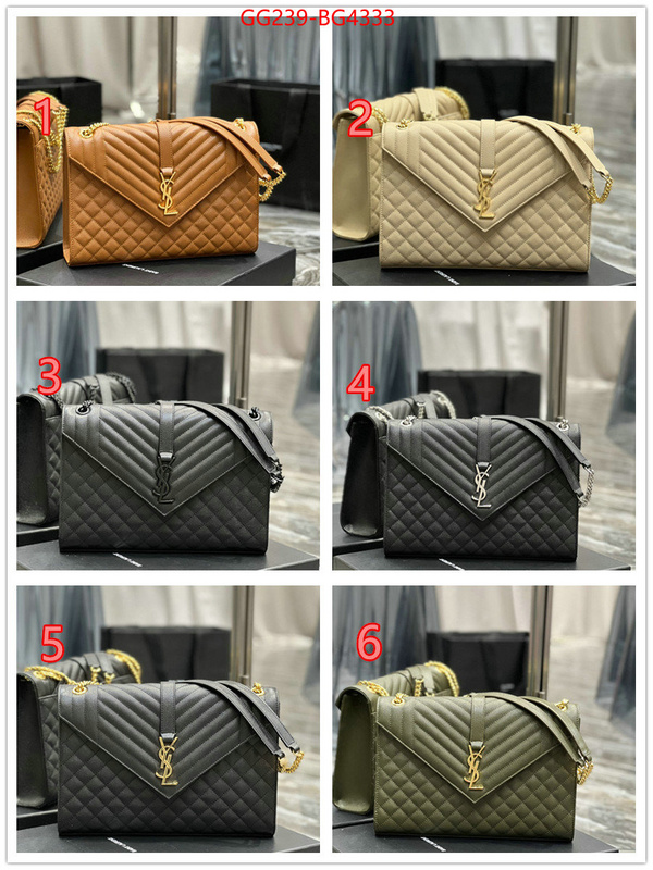 YSL Bags(TOP)-Envelope Series 1:1 replica ID: BG4333 $: 239USD,