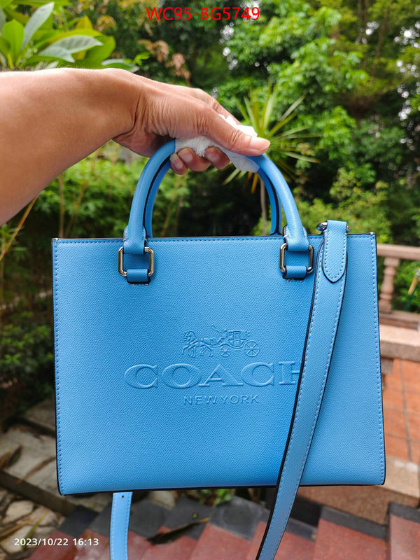 Coach Bags(4A)-Handbag- for sale cheap now ID: BG5749 $: 95USD,