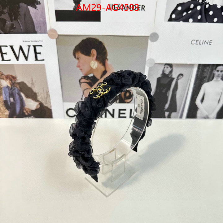 Hair band-Chanel we provide top cheap aaaaa ID: AG4593 $: 29USD