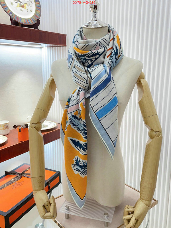 Scarf-Hermes the best quality replica ID: MG4230 $: 75USD