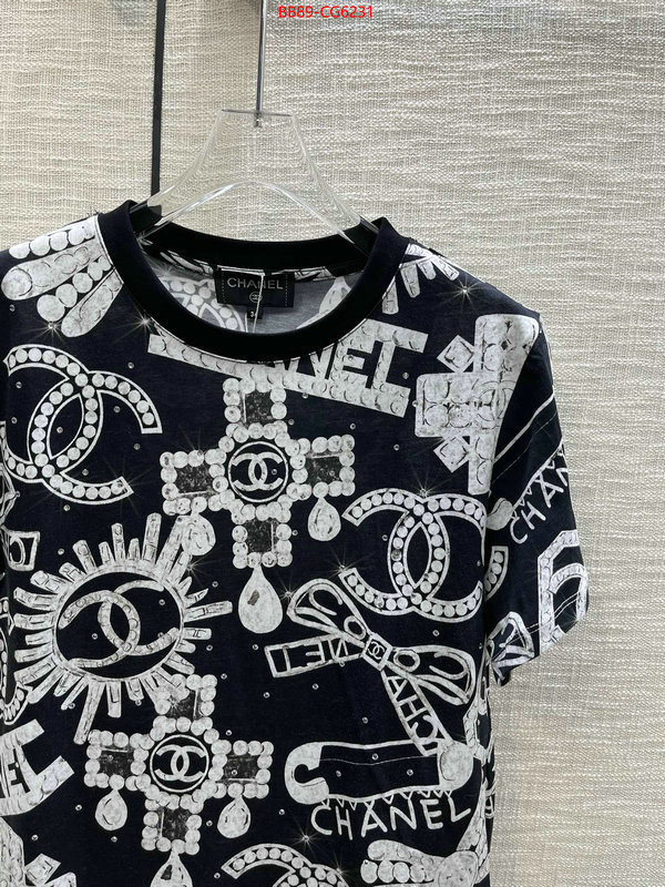 Clothing-Chanel how to buy replica shop ID: CG6231 $: 89USD