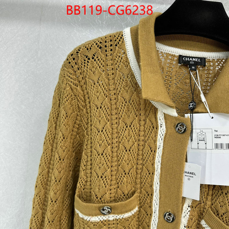 Clothing-Chanel sell high quality ID: CG6238 $: 119USD