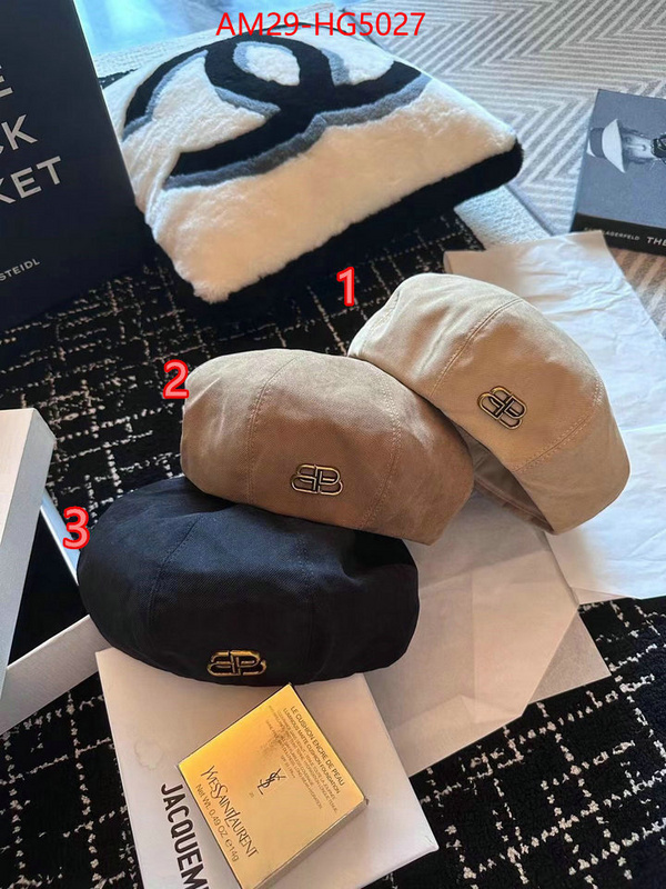 Cap(Hat)-Balenciaga how to buy replcia ID: HG5027 $: 29USD
