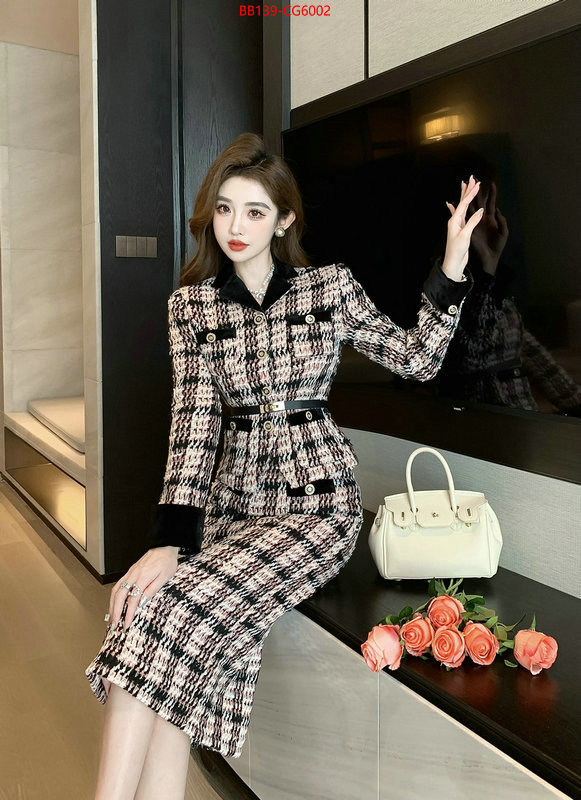 Clothing-Chanel buy cheap ID: CG6002 $: 139USD