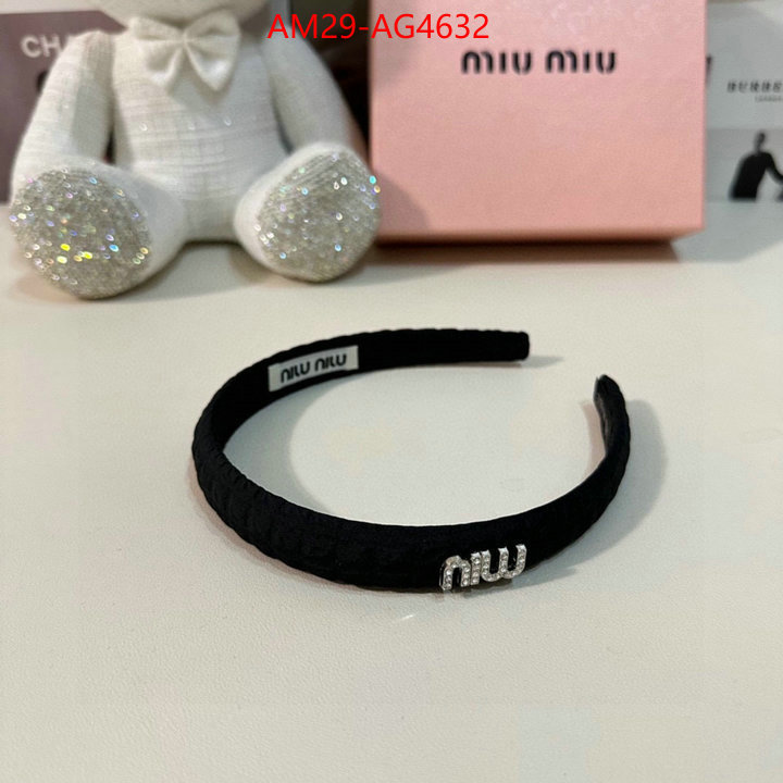 Hair band-MIU MIU how to find replica shop ID: AG4632 $: 29USD