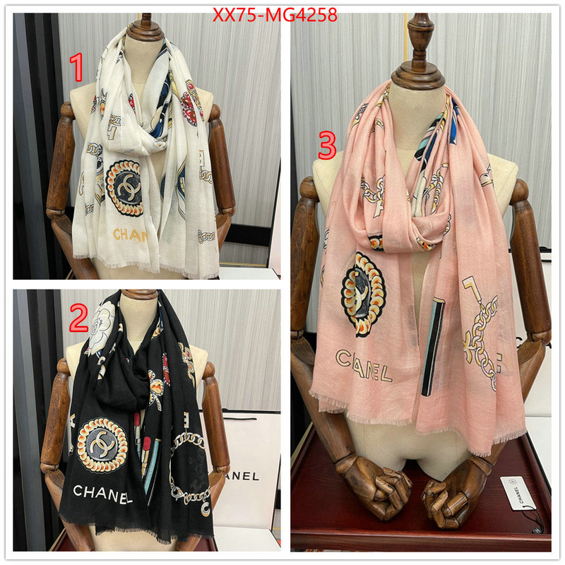 Scarf-Chanel how to buy replcia ID: MG4258 $: 75USD