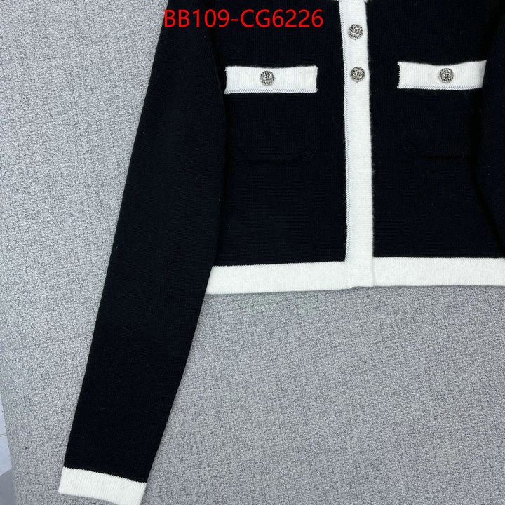 Clothing-Chanel replica best ID: CG6226 $: 109USD