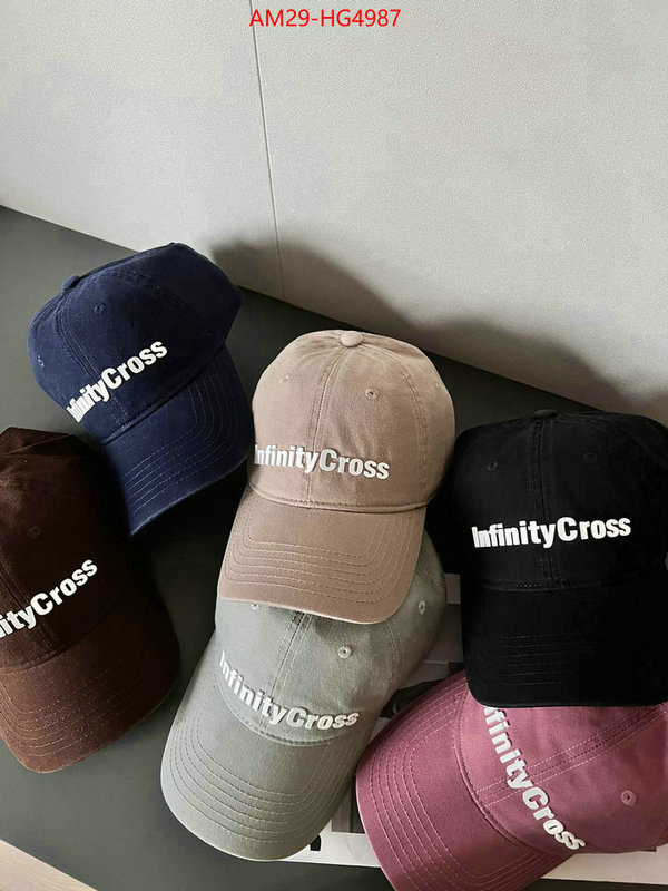 Cap(Hat)-Infinity Cross luxury fake ID: HG4987 $: 29USD