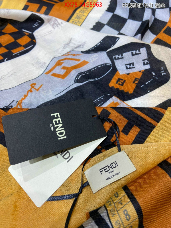 Scarf-Fendi luxury fashion replica designers ID: MG5963 $: 75USD