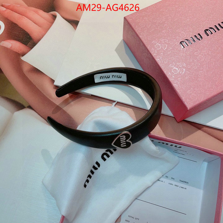 Hair band-MIU MIU find replica ID: AG4626 $: 29USD