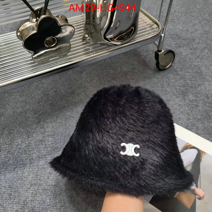 Cap(Hat)-Celine luxury 7 star replica ID: HG4944 $: 29USD