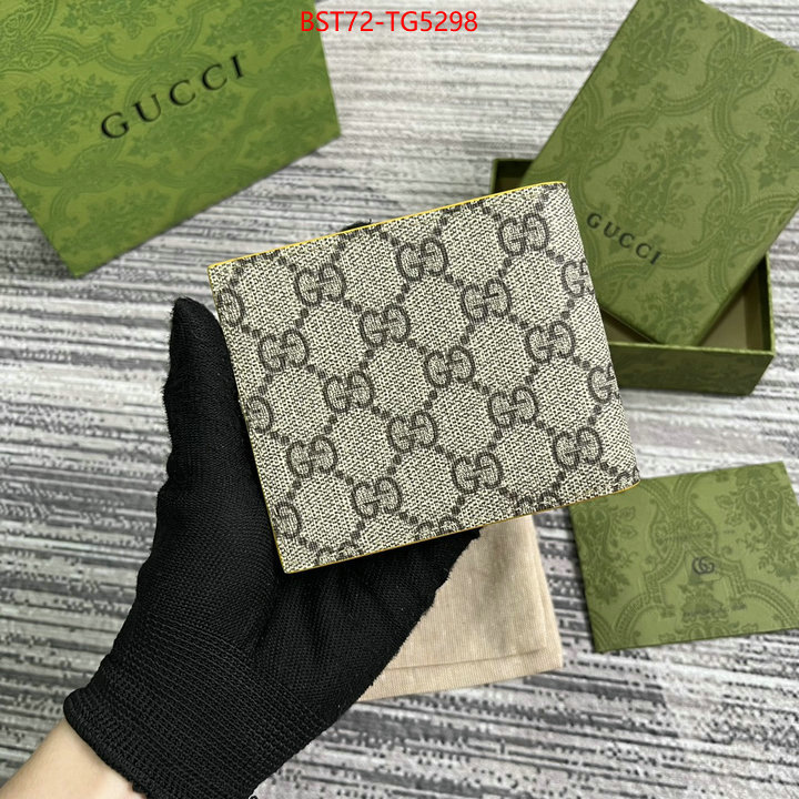 Gucci Bags(TOP)-Wallet- replica aaaaa designer ID: TG5298 $: 72USD,