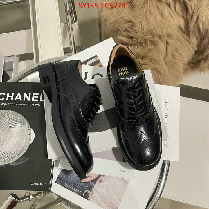 Women Shoes-Miu Miu designer 7 star replica ID: SG5778 $: 135USD