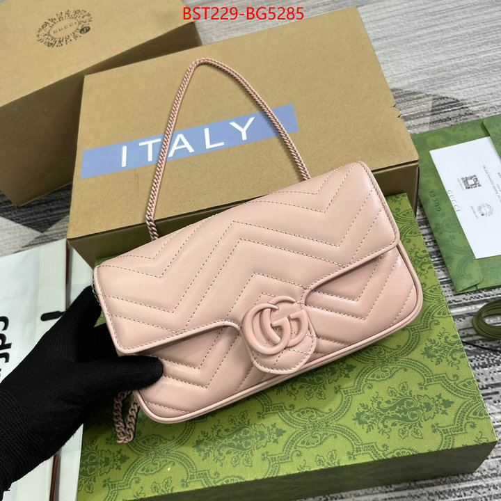 Gucci Bags(TOP)-Marmont where to buy replicas ID: BG5285 $: 229USD,