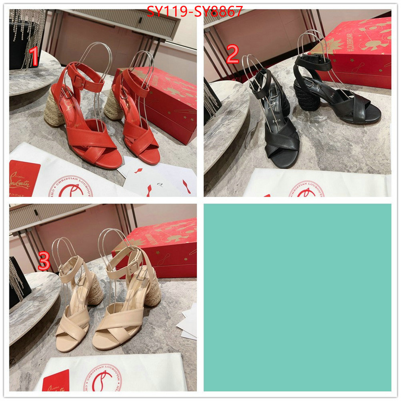 Women Shoes-Christian Louboutin buy luxury 2023 ID: SY8867 $: 119USD