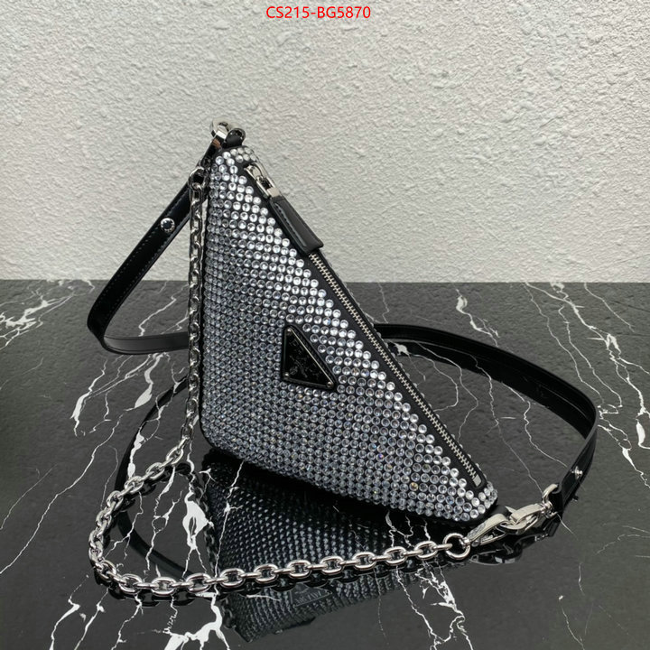 Prada Bags (TOP)-Triangle quality aaaaa replica ID: BG5870 $: 215USD,