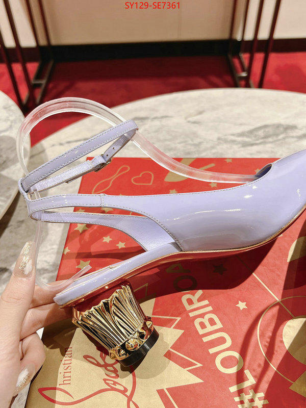 Women Shoes-Christian Louboutin top fake designer ID: SE7361 $: 129USD