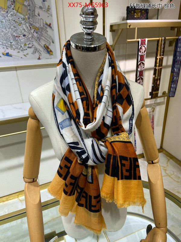 Scarf-Fendi luxury fashion replica designers ID: MG5963 $: 75USD