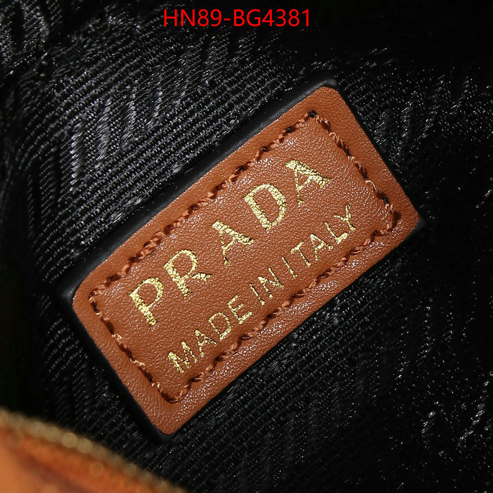 Prada Bags (4A)-Diagonal- buy high-quality fake ID: BG4381 $: 89USD,