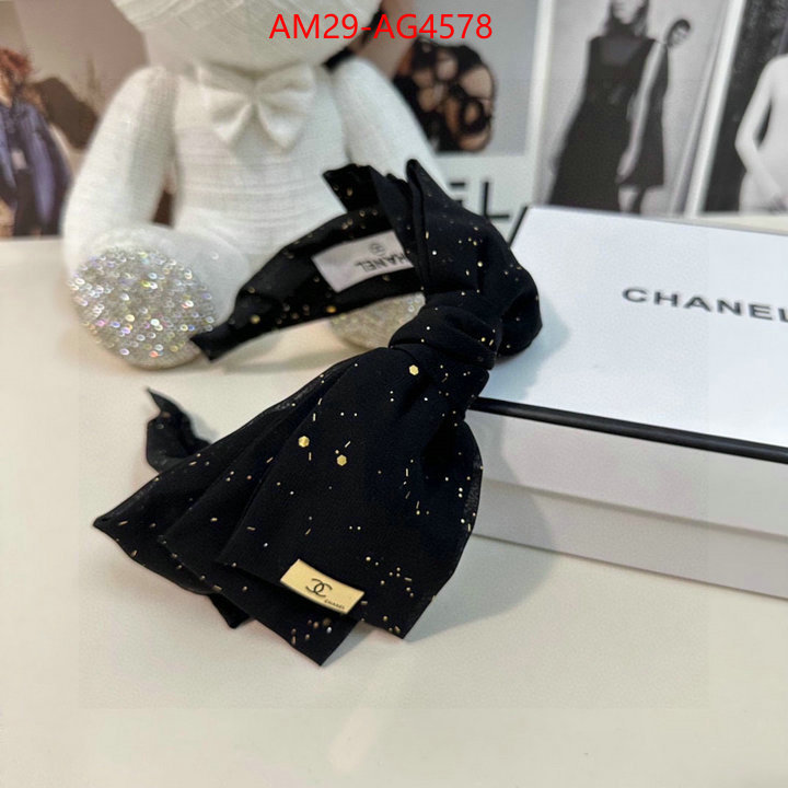 Hair band-Chanel what's best ID: AG4578 $: 29USD