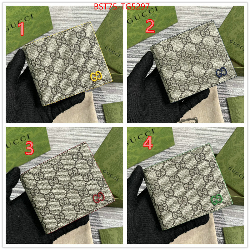 Gucci Bags(TOP)-Wallet- replica designer ID: TG5297 $: 75USD,