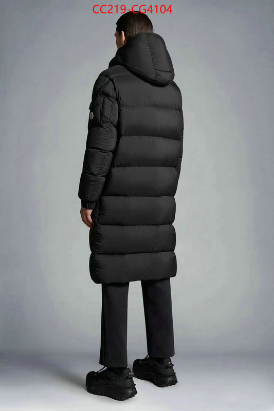 Down jacket Women-Moncler the highest quality fake ID: CG4104 $: 219USD
