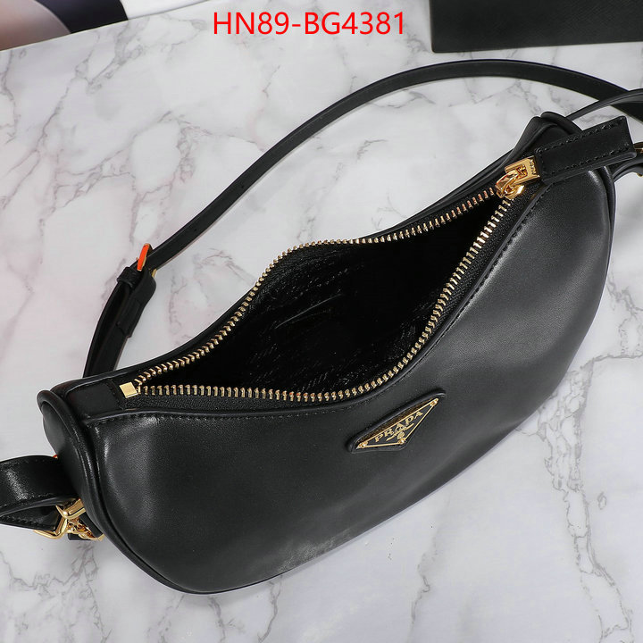 Prada Bags (4A)-Diagonal- buy high-quality fake ID: BG4381 $: 89USD,