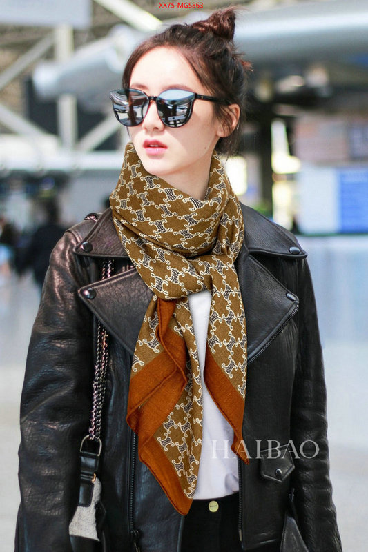 Scarf-CELINE shop cheap high quality 1:1 replica ID: MG5863 $: 75USD