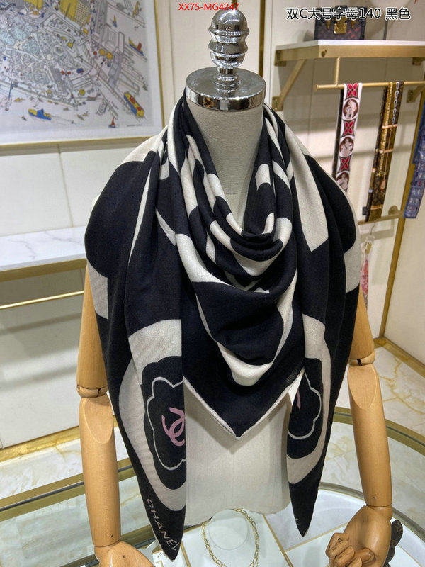 Scarf-Chanel top fake designer ID: MG4247 $: 75USD