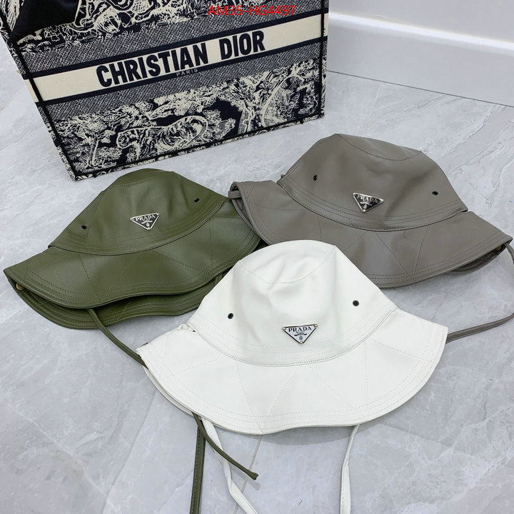 Cap (Hat)-Prada where could you find a great quality designer ID: HG4497 $: 35USD