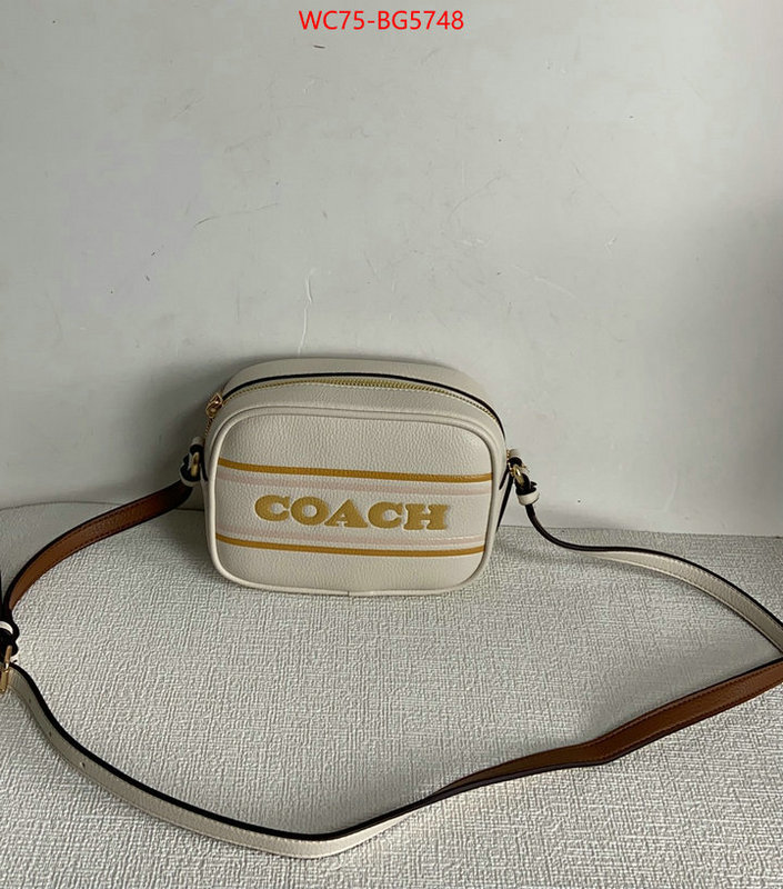 Coach Bags(4A)-Diagonal 2023 perfect replica designer ID: BG5748 $: 75USD,