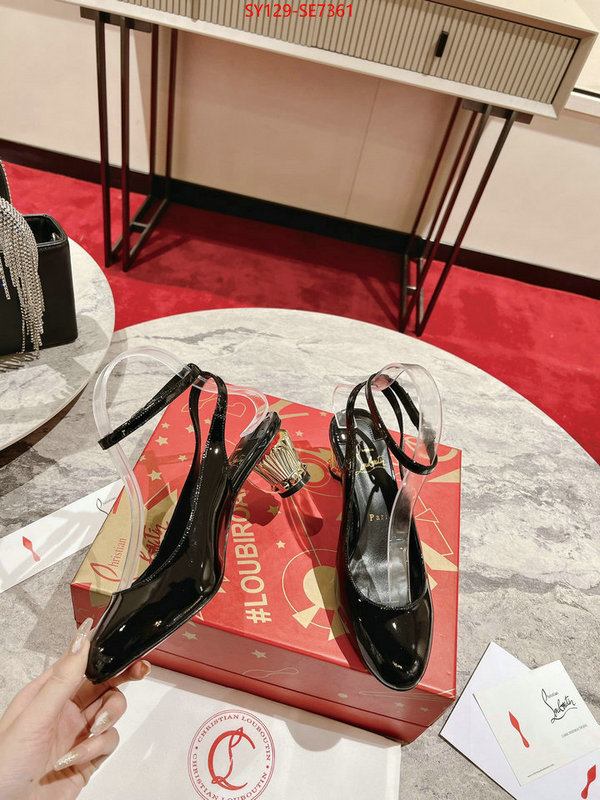 Women Shoes-Christian Louboutin top fake designer ID: SE7361 $: 129USD