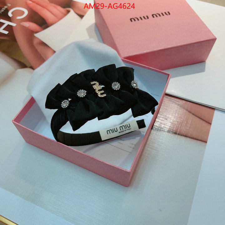 Hair band-MIU MIU flawless ID: AG4624 $: 29USD