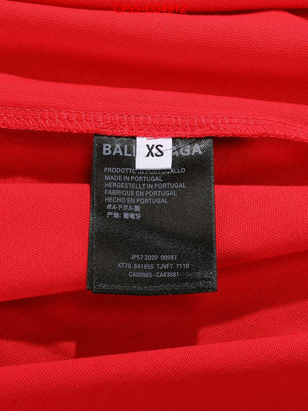 Clothing-Balenciaga replcia cheap from china ID: CG4912 $: 55USD