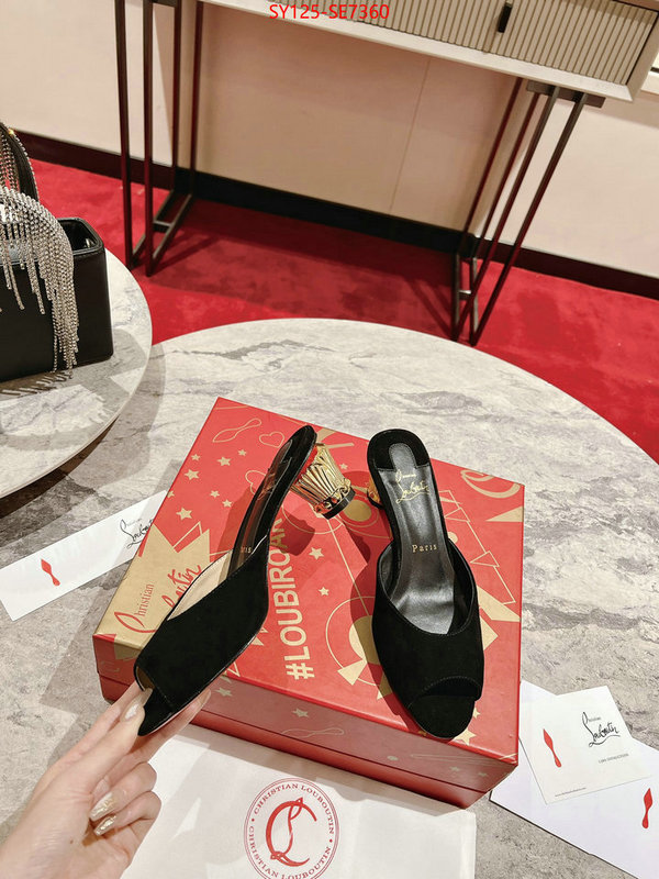 Women Shoes-Christian Louboutin online sale ID: SE7360 $: 125USD
